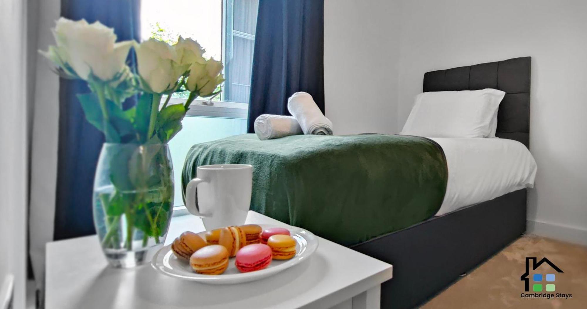 Cambridge Stays Riverside Apart Hotel With 2Br Flats At The City Centre-Parking-Balcony Exteriér fotografie