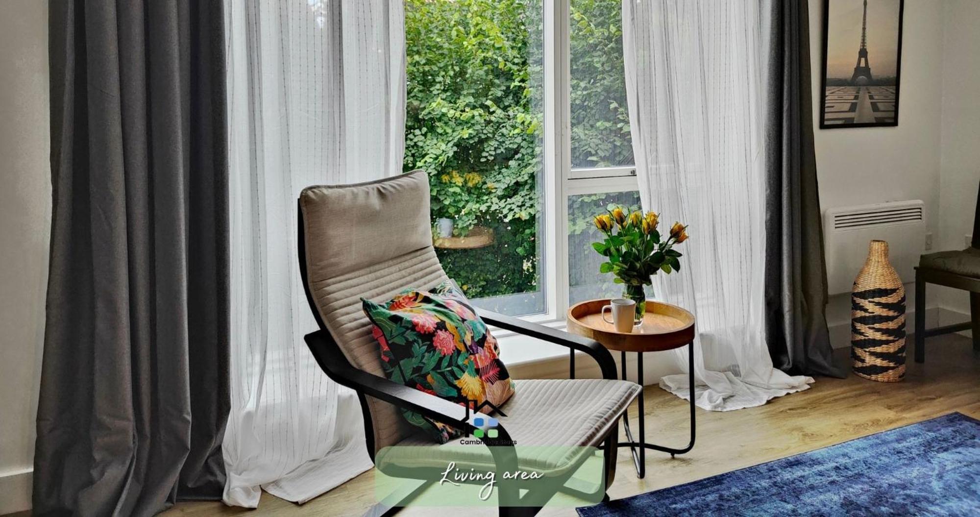 Cambridge Stays Riverside Apart Hotel With 2Br Flats At The City Centre-Parking-Balcony Exteriér fotografie
