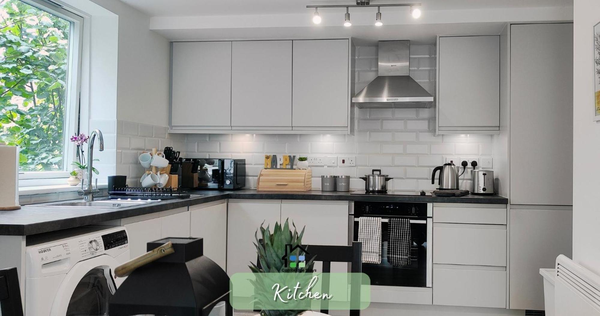 Cambridge Stays Riverside Apart Hotel With 2Br Flats At The City Centre-Parking-Balcony Exteriér fotografie