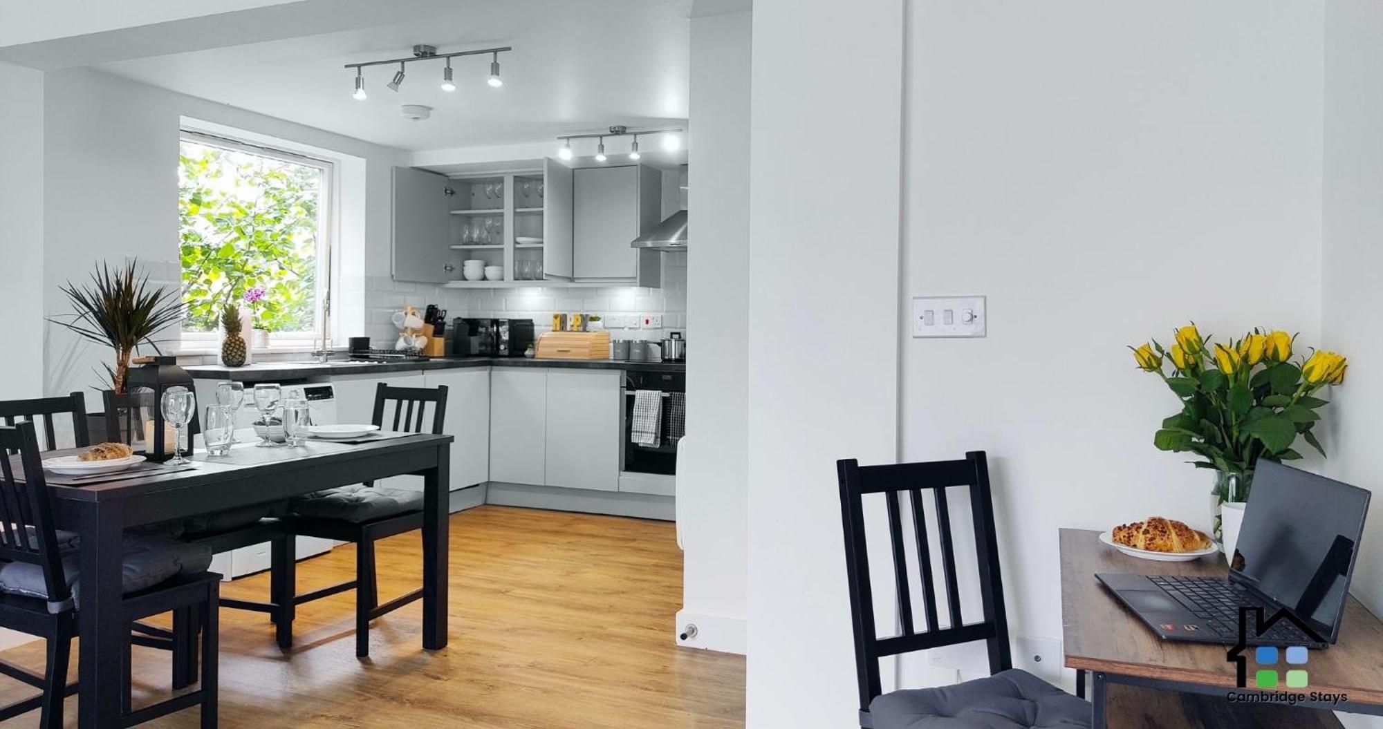 Cambridge Stays Riverside Apart Hotel With 2Br Flats At The City Centre-Parking-Balcony Exteriér fotografie