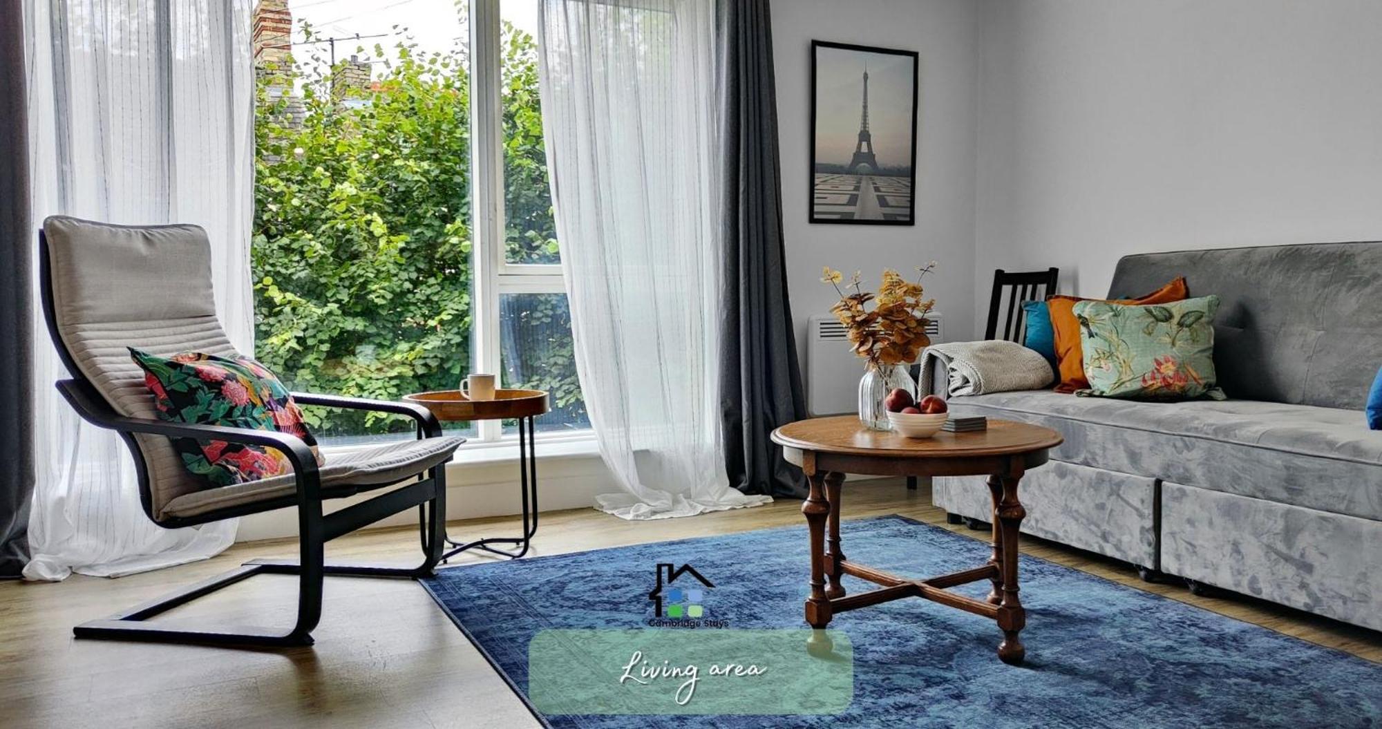 Cambridge Stays Riverside Apart Hotel With 2Br Flats At The City Centre-Parking-Balcony Exteriér fotografie