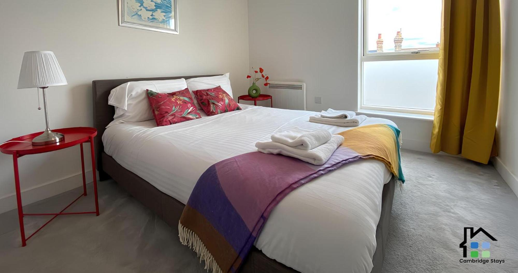 Cambridge Stays Riverside Apart Hotel With 2Br Flats At The City Centre-Parking-Balcony Exteriér fotografie